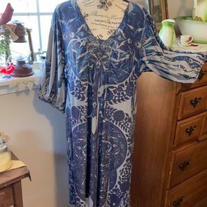 Boho Dress in Blue